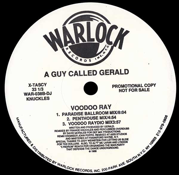 A Guy Called Gerald - Voodoo Ray (Frankie Knuckles Remixes)
