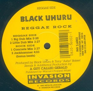 Black Uhuru - Reggae Rock