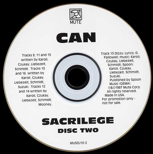 Can - Sacrilege - Canadian Promo 2xCD - CD 2