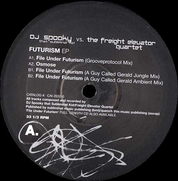 DJ Spooky That Subliminal Kid vs. The Freight Elevator Quartet - Futurism EP