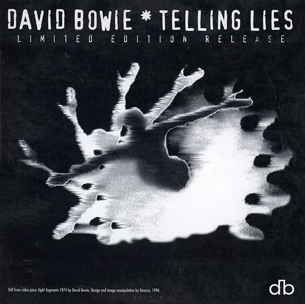 David Bowie - Telling Lies - Black Card Cover - EU CD Single - Front