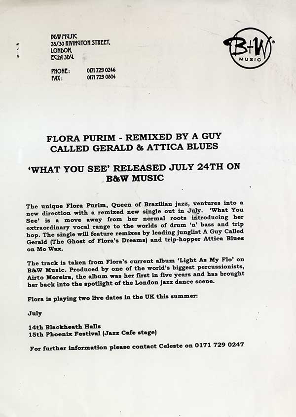 Flora Purim - What You See