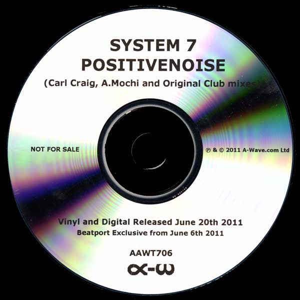 System 7 - PositiveNoise - UK Promo CDR - CDR