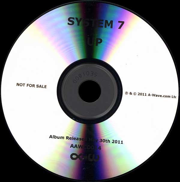 System 7 - UP - UK Promo CDR Album - CDR