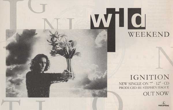 Wild Weekend - Ignition - UK Advert - Record Mirror - (30th September 1989)
