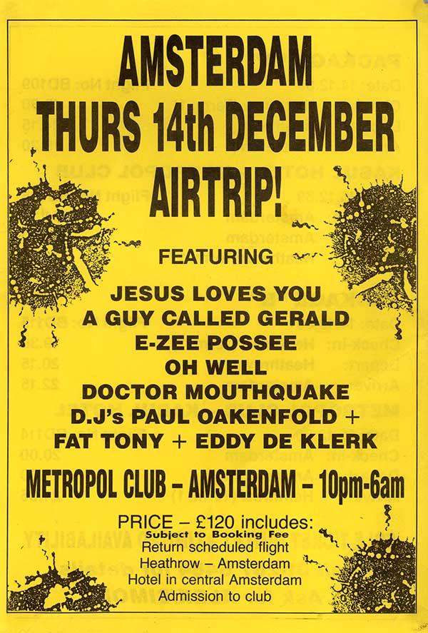 14 December: Airtrip!, Metropol, Amsterdam, The Netherlands