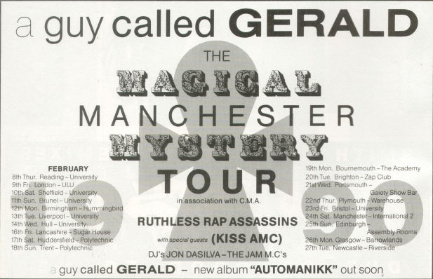 A Guy Called Gerald Live - "The Magical Manchester Mystery Tour"