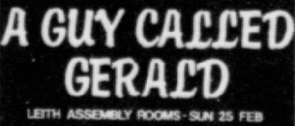 25 Feb: A Guy Called Gerald Live, Leith Assembly Rooms, Edinburgh, Scotland