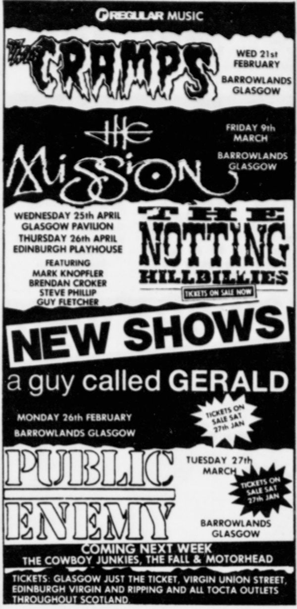 26 Feb: A Guy Called Gerald, Mayfair, Glasgow, Scotland