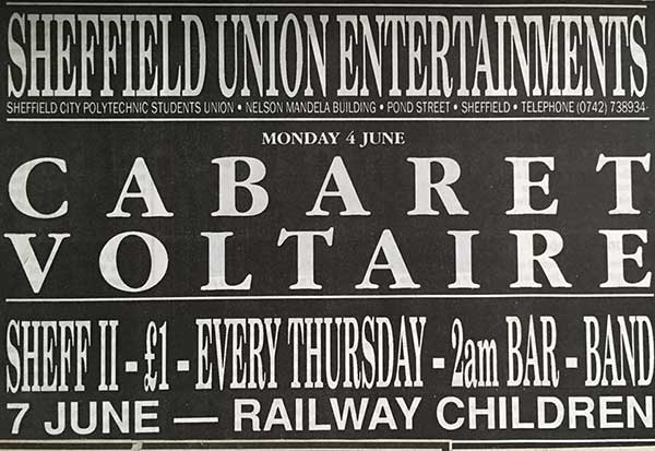 4 June: A Guy Called Gerald Live / Cabaret Voltaire / A Guy Called Gerald Live, Sheffield Polytechnic, Sheffield, England