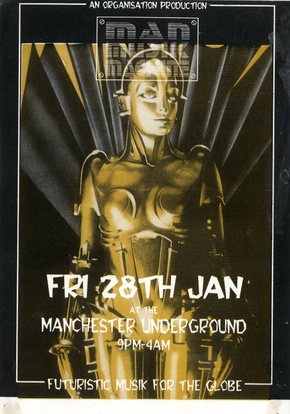 28 January: A Guy Called Gerald, Man Musik Machine, Manchester Underground Club, UMIST, Sackville St., Manchester