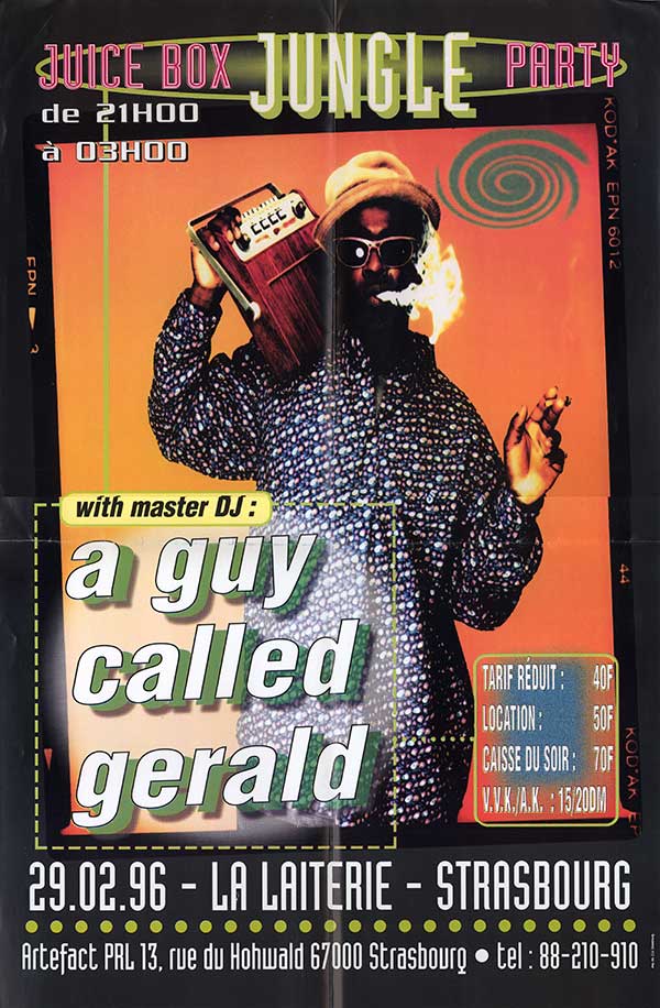 29 February: A Guy Called Gerald, La Laiterie, Strasbourg, France