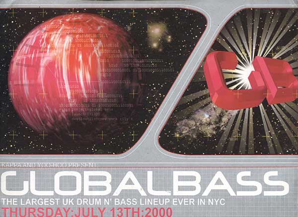 13 July: A Guy Called Gerald, Global Bass, The Limelight, New York City, New York, USA