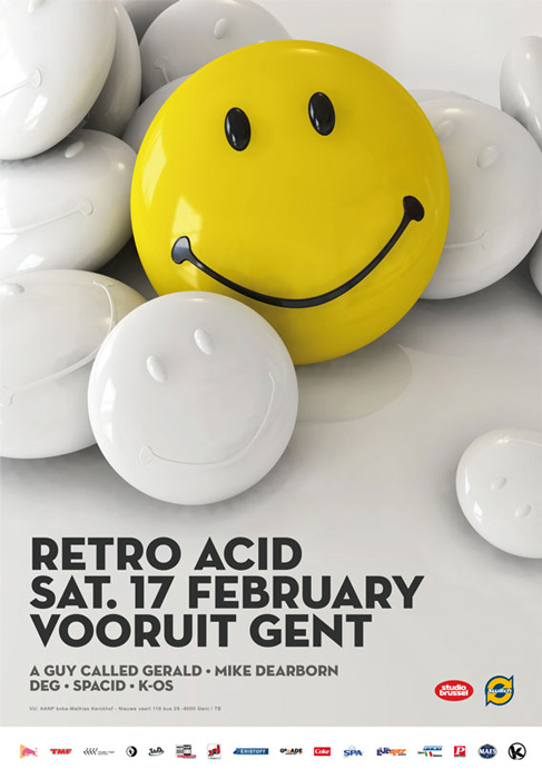 17 Feb: A Guy Called Gerald Live, Kozzmozz Retro Acid Party, Vooruit Gent, Belgium