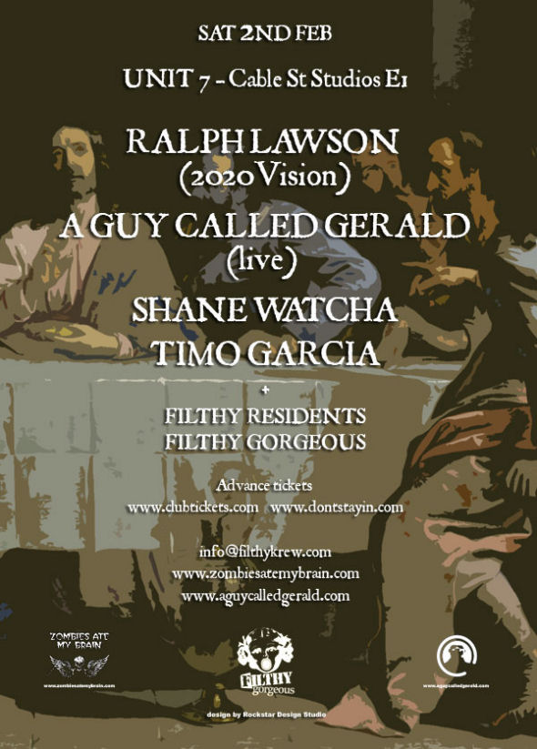 2 Feb: Filthy Gorgeous 10th Birthday Party, Unit 7, Cable Street, London, England