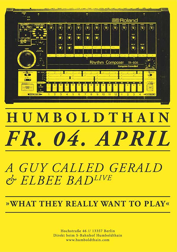4 April: What They Really Wanna Play, Humboldthain Club, Berlin, Germany