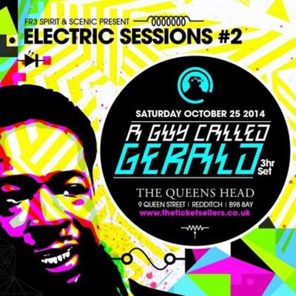 25 October: Electric Sessions, The Queens Head, Redditch, England