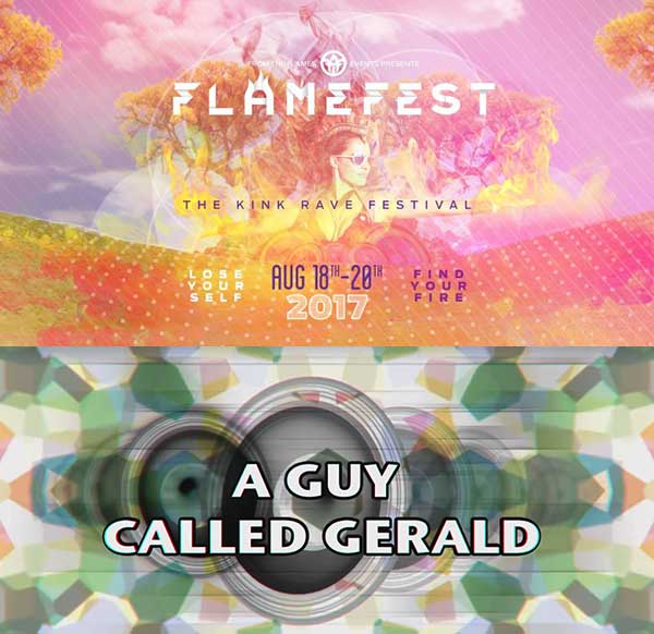 19 August: A Guy Called Gerald, Flamefest 2017, Kent, England