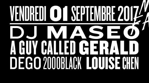 1 September: A Guy Called Gerald, Nuits Fauves, Paris, France