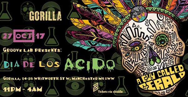 27 October 2017: A Guy Called Gerald, Groove Lab, Gorilla, Manchester, England