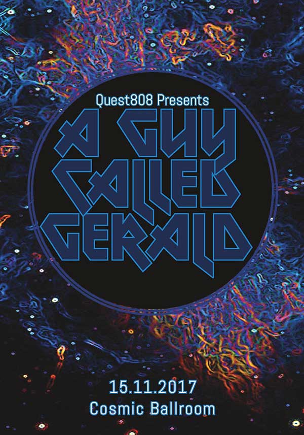 15 November: A Guy Called Gerald, Quest 808 Presents A Guy Called Gerald, SR44 Warehouse Nightclub, Newcastle-Upon-Tyne, England
