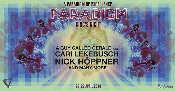 26 Apr: A Guy Called Gerald Live, A Paradigm Of Excellence: King's Night, Paradigm, Groningen, The Netherlands