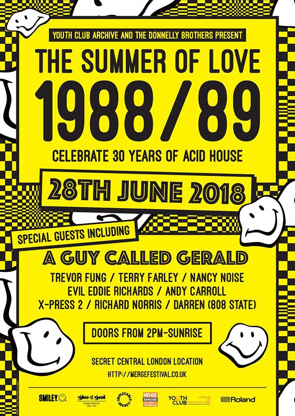 28 June: A Guy Called Gerald, Youth Club Archive / The Donnelly Brothers - The Summer Love 1988/89, London, England