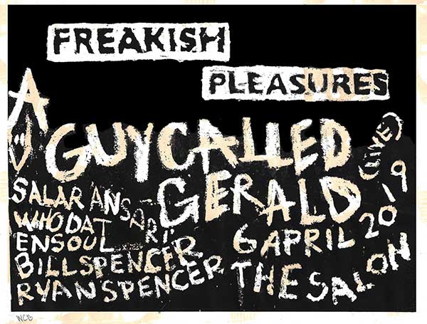 6 April: A Guy Called Gerald Live, Freakish Pleasures, The Salon, Detroit, Michigan, USA