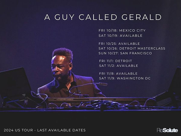 A Guy Called Gerald - USA Tour 2024