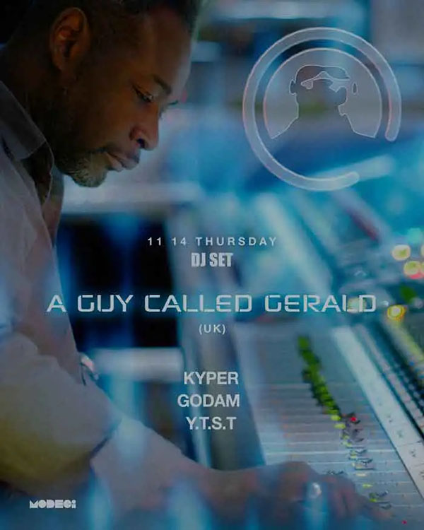 16 November: A Guy Called Gerald DJ Set, Modeci, Seoul, South Korea