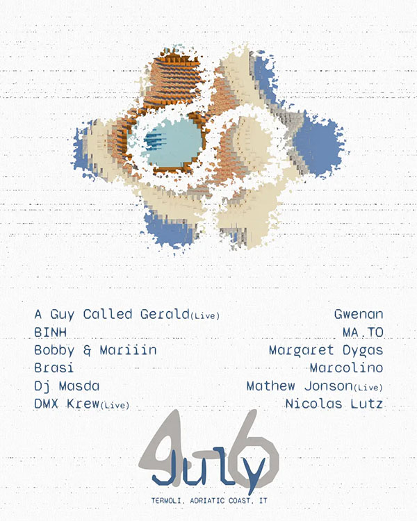 5 July: A Guy Called Gerald Live, Confluenze 2025, Termoli Arena, Termoli, Italy