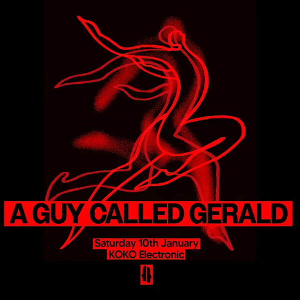 10 January: A Guy Called GHerald Live, KOKO Electronic, Koko, Camden, London, England