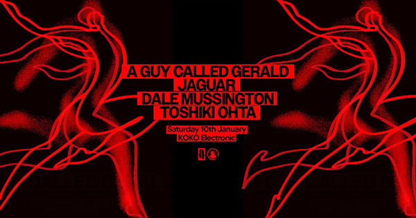 10 January: A Guy Called GHerald Live, KOKO Electronic, Koko, Camden, London, England