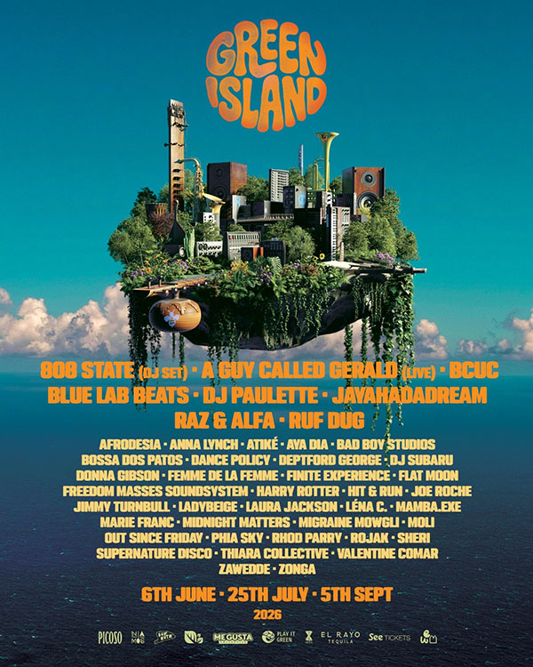 5 September: A Guy Called Gerald Live, Green Island Festival 2026 Vol. 3 - Hulme Community Garden Centre, Manchester, England