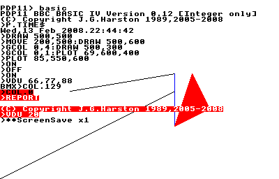 BBC BASIC For The PDP-11 - MDFS::Software.PDP11.BBCBasic