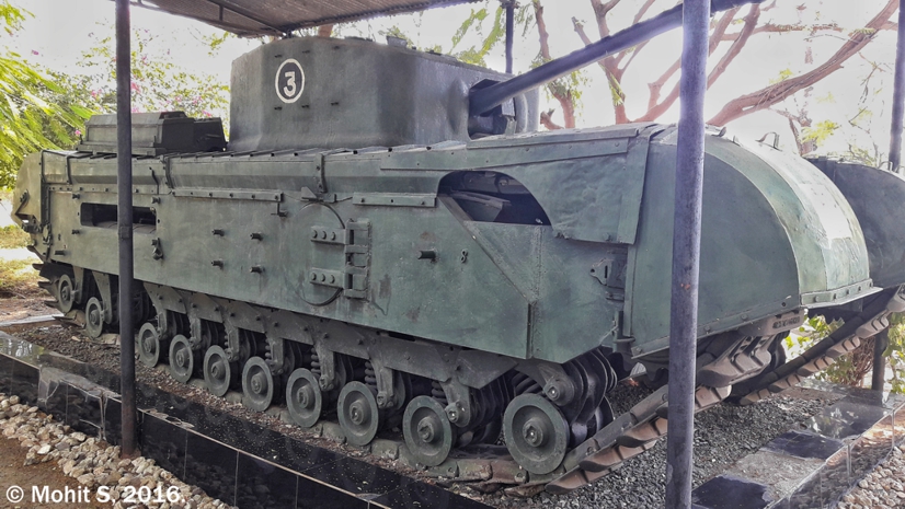 Churchill Mk VII - Cavalry Tank Museum, Ahmednagar