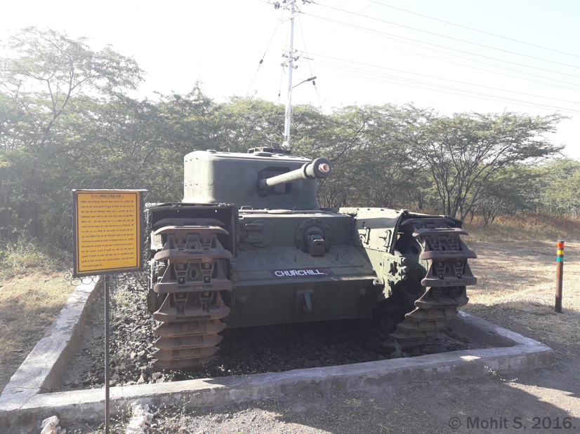 Churchill Mk X - Cavalry Tank Museum, Ahmednagar