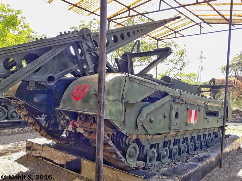 Churchill bridgelayer - Cavalry Tank Museum, Ahmednagar