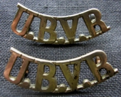 Upper Burma Volunteer Rifles - shoulder badge