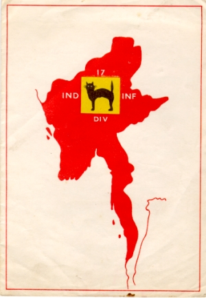 Christmas Card 1945 - 17th Indian Infantry Division