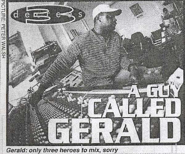 A Guy Called Gerald Unofficial Web Page - Article: NME - 3 Degrees: A Guy Called Gerald