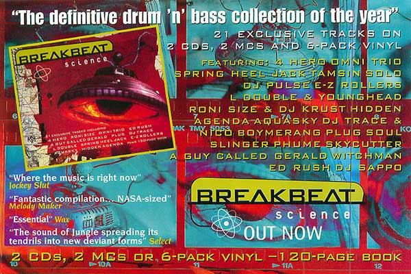 Various - Breakbeat Science - UK Advert - Muzik (01/1997)