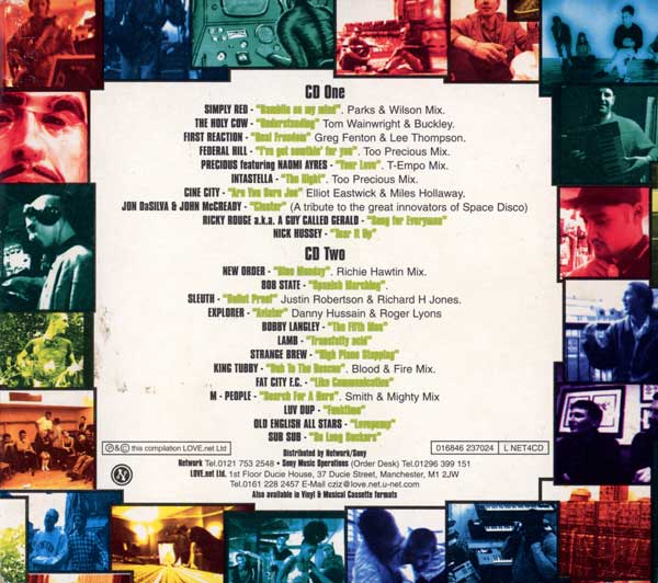 Various - From Manchester With Love.Net- UK CD - Back
