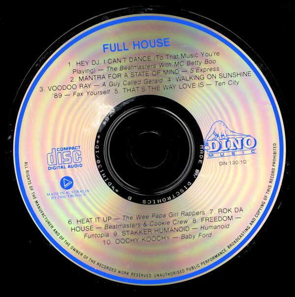 Various - Full House 1990 - Australian 2xCD - CD 1