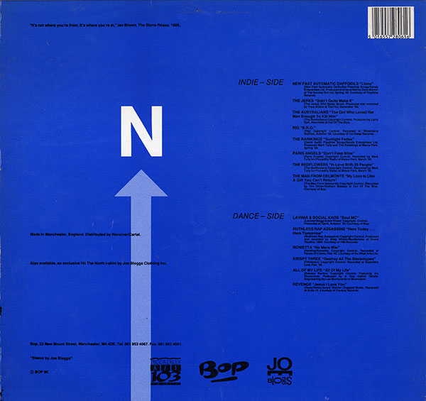 Various - Hit The North - UK LP - Back