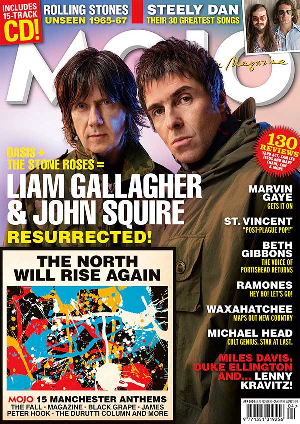 MOJO Magazine April 2024 - The North Will Rise Again - featuring A Guy Called Gerald track Koncrete Jungle