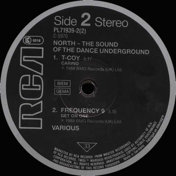 Various - North The Sound Of The Dance Underground