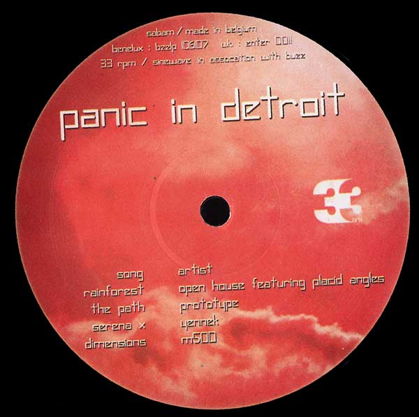 Various - Panic In Detroit - US LP - Side A