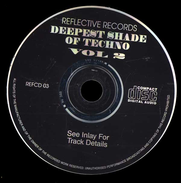 Various - The Deepest Shade Of Techno Volume 2 - UK CD - CD