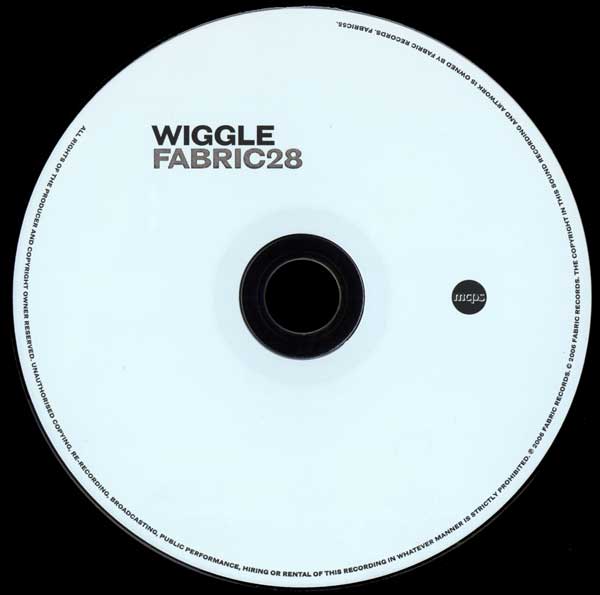 Wiggle - Fabric 28 - UK CD - CD